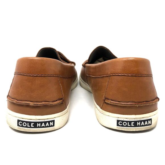 Cole Haan 1928 Nantucket Penny Loafers Mens Size 10 British Tan Grand OS Cushion - Picture 4 of 16